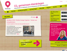 Tablet Screenshot of klimafreunde.net